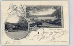 23701 W2420 Uklei - Gasthaus Uglei, Blick von Angelbrücke