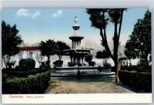 Canarias Plaza publica Motiv Spanien Lithographie