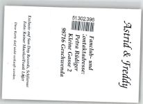 Originalunterschrift Astrid und Freddy Schlagersänger