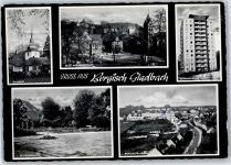 51427 W5060 Bergisch Gladbach - ev. Kirche marktplatz Hochhaus