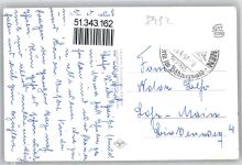 93449 W8494 Waldmünchen - Grenzhotel Marktplatz , Marke entfernt
