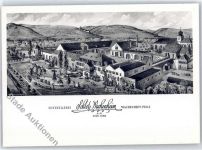 67098 W6706 Wachenheim an der Weinstraße Lithographie Sektkellerei Schloss Wachenheim