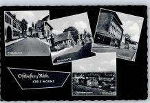 67574 W6522 Osthofen , Rheinhess - Straßenansicht Schule