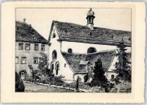 65343 W6228 Eberbach , Kloster Künstlerkarte Kloster Eberbach Klosterkirche Abtsbau