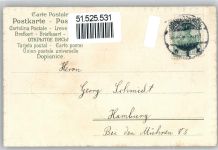 Geld Neujahr Kleeblatt Münze auf AK Prägedruck