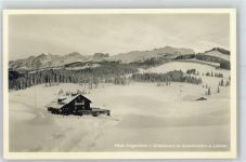 83242 W8216 Winklmoos Foto AK Gasthaus Augustiner Winter