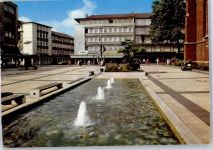 46236 W4250 Bottrop - Kirchplatz Domcafe Brunnen