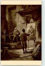 Künstler, Maler Spitzweg, C. Künstlerkarte