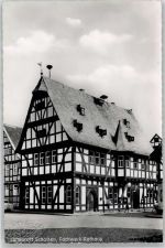 63679 W6479 Schotten , Hess - Fachwerkhaus Rathaus