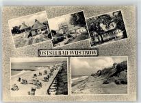 18347 O2598 Ostseebad Wustrow - Badestrand Steilufer