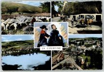 23100 La Courtine - Bauernhof Schaafherde Puppen Tracht