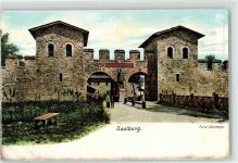 61273 W6393 Saalburg , Taunus, Bahnhof - Kastell