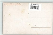 sign. Perscheid, N. Pickelhaube Moltke Künstlerkarte