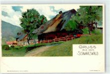 Schwarzwaldhaus Mutter, K. Künstlerkarte