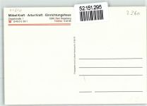 23795 W2360 Bad Segeberg Werbe AK Fabrik Möbel Kraft Fliegeraufnahme