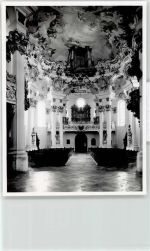 86989 W8924 Wies , Oberbay FOTO KEINE AK Ort handschriftlich Kirche Innenansicht