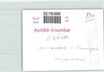 87730 W8944 Bad Grönenbach , Allgäu FOTO KEINE AK Ort handschriftlich Kurhotel Innenansicht