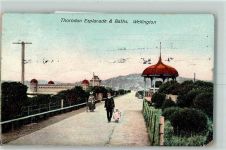 Wellington KEINE AK Thorndon Esplanade and Baths Pavillon Kinderwagen