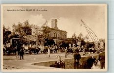 Santa Fe - Administracion Puerto Leiterwagen Verladekran Dampfmaschine