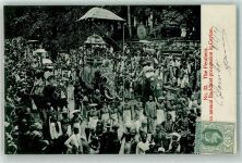 Nr 32 The Perahera Annual Buddhist procession Elefanten Volkstypen / Brauchtum Sri Lanka / Ceylon