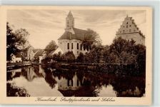 86381 W8908 Krumbach Schwaben - Kirche und Schloss