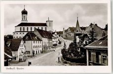 78333 W7768 Stockach , Baden - Dorfpartie mit Kirche