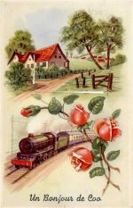 Coo - Coo (Belgien) Leporello, Eisenbahn II (Stauchung, Marke entfernt)