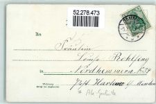 Wer schreibt bekommt auch Karten AK AK - Geschichte 1902 Lithographie