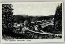 37603 W3450 Fohlenplacken Foto AK Panorama des Ortes im Solling Verlag Thoericht 15062