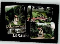 37412 W3429 Lonau Foto AK Pension Haus am Schwimmbad Lederbogen Verlag