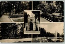 10115 O1100 Pankow Foto AK Bürgerpark