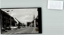 78183 W7713 Hüfingen FOTO KEINE AK VW Käfer Oldtimer Ort handschriftlich Foto Original aus Archiv eines Ansichtskartenverlages