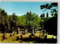 W6520 Worms Ältester Judenfriedhof Europas m. Blick z. Dom Jüdischer Friedhof Foto AK