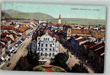 Kassa Kaschau / Kosice 1927 Foto AK Straße Hlavna ulica Theater