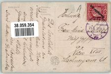 Schneidemühl Pila 1919 Künstlerkarte Burg Ruine Rozwaliny ssign. Ullik , Hugo