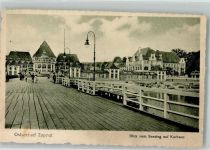 Zoppot Sopot Foto AK Seesteg Kurhaus