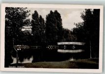 10115 W1000 Spandau 1942 Foto AK Teich im Südpark