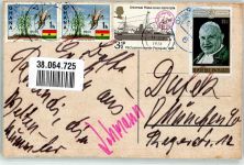 Kigali 1974 Foto AK Tracht Ort handschriftlich