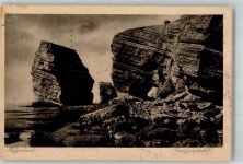 27498 W2192 Helgoland 1932 Gebrauchsspuren Predigerstuhl Bordstempel Dampfer Kaiser