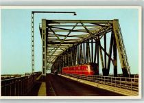 Eisenbahn Lillebalts Brücke Motiv Dänemark Foto AK