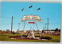 Dawson Creek 1975 Foto AK Alaska Highway