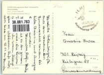 98701 O6309 Großbreitenbach 1968 Winter Pension FDGB-Erholungsheim Bad Finkenmühle