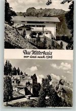 W8240 Berchtesgaden Der Berghof vor und nach dem Krieg Verlag Lochner 826 Obersalzberg Foto AK
