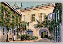 1190 Wien 19. Bezirk, Döbling Künstlerkarte Altwiener Hof B.K.W.I.