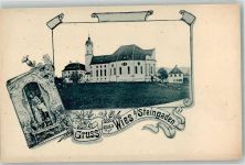 86989 W8924 Wies , Oberbay Gebrauchsspuren Kirche