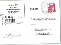 93449 W8494 Waldmünchen 1988 - Marktplatz um 1800 Stich auf AK
