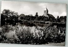 77855 W7590 Achern , Baden Foto AK Stadtgarten