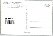 93453 W8497 Neukirchen b Hl Blut Foto AK Pension Waldschlößl Gasthaus