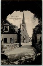 97990 W6992 Weikersheim - Marktplatz Kirche