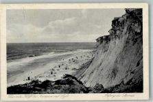 25992 W2282 Rote Kliff , Sylt 1927 Foto AK Rote Kliff Schwimmbad Strand